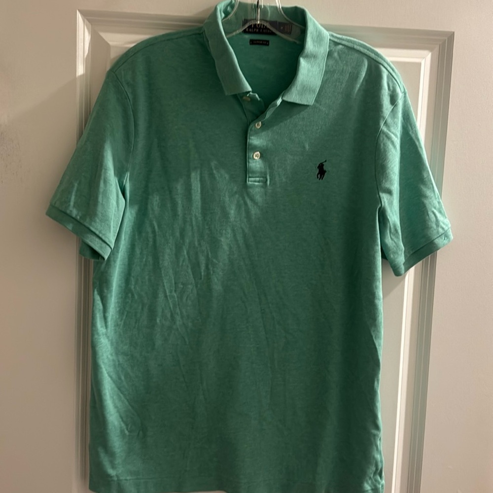 POLO Ralph Lauren polo golf shirt. Green/turquoise color.